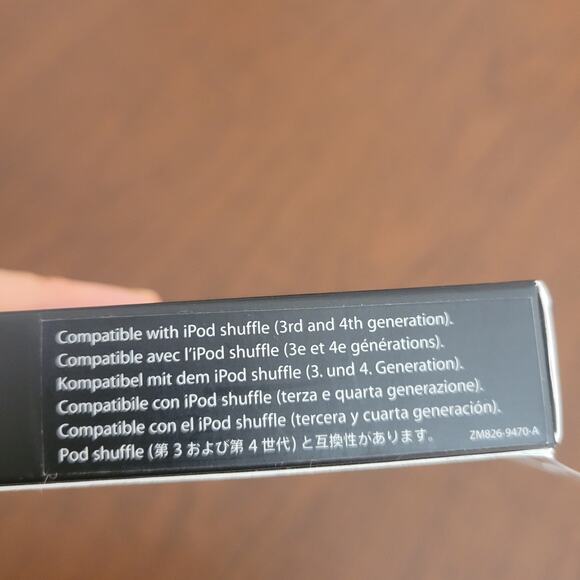 Apple iPod Shuffle USB Cable New sealed MC003AM/A.0 - Picture 5 of 7